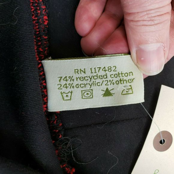 GREEN 3 Nordic Sweater Repurposed Skirt Sz Small - Picture 6 of 10